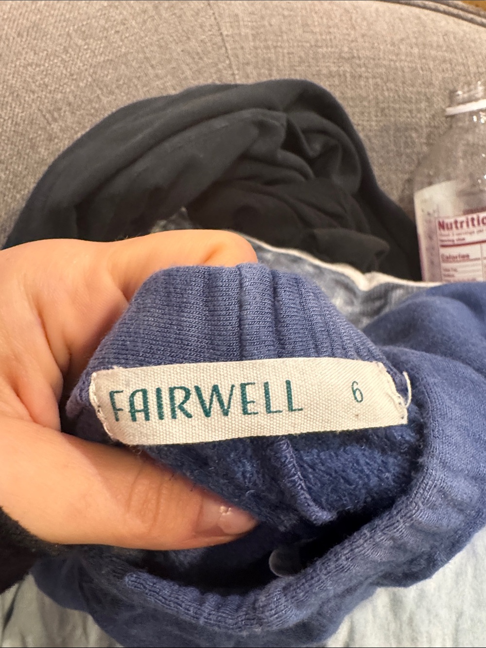 Fairwell Blue Ombre Tie-Dye Kids Joggers - Picture 2 of 2